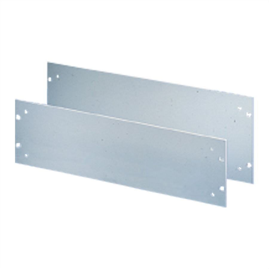 SCHROFF 19"-Frontplatten mit Grifflöcher - 19"-FRONTPLATTE 3HE ELOX.