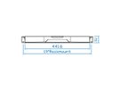 SCHROFF TASTATURSCHUBF.1HE UK RAL9005 AUSZUG