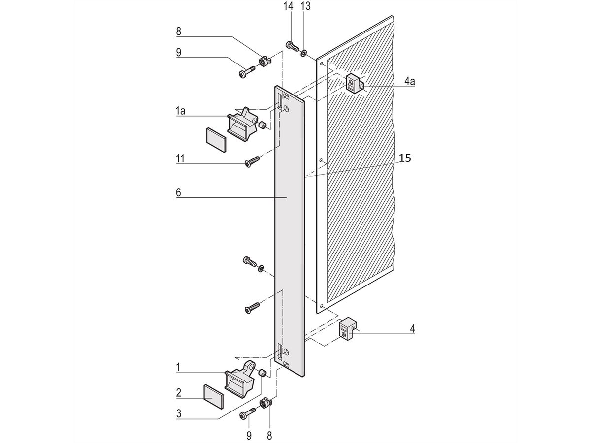 SCHROFF Steckbaugruppen mit Aushebegriff in Trapezform - Frontplatte ungeschirmt - STECKBAUGRUPPE 6HE 6TE EL/C