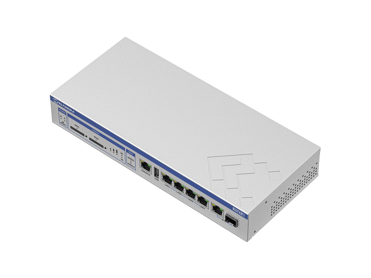 TELTONIKA RUTXR1 Enterprise SFP/LTE Rackable Router