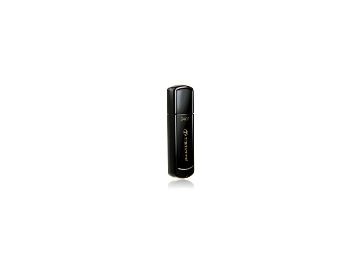 Transcend JetFlash 350 USB-Stick 64 GB USB Typ-A 2.0 Schwarz