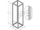 SCHROFF VARISTAR NET Plus 24 HE, Einzelschrank, 1200x800x800mm