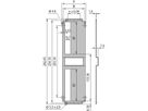 SCHROFF KAS RUECKWAND S1 6HE 42TE