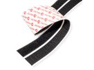 VELCRO® Klettband Selbstklebend, Haken & Flausch 20mm x 10m Schwarz