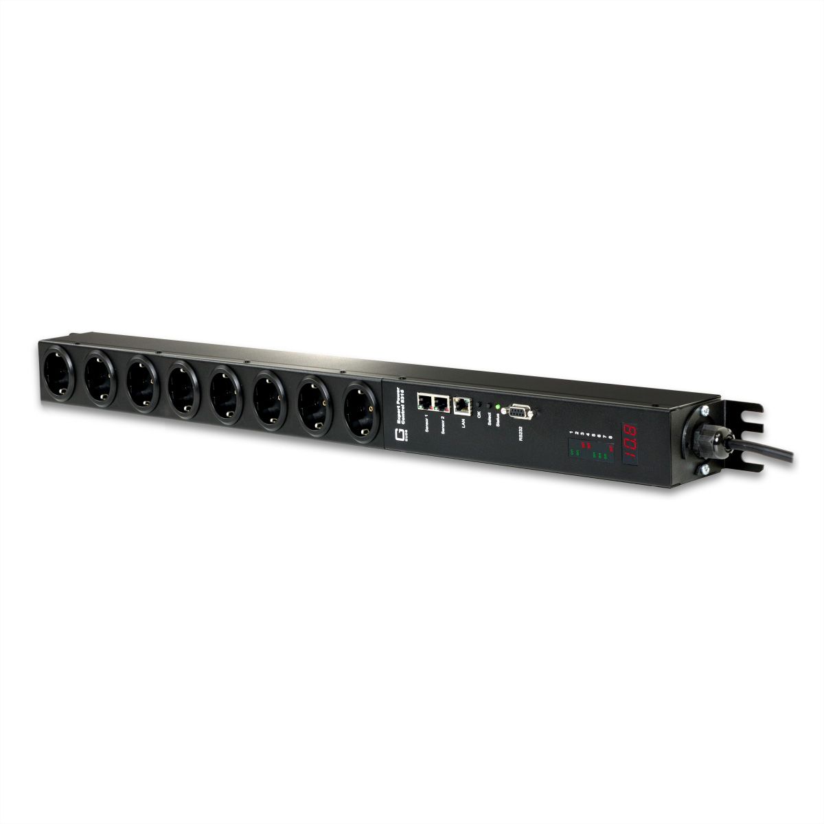 GUDE 8314-1 EPC 8xSchutzkontakt switched PDU mit Energiemessung pro Phase