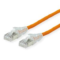 DÄTWYLER Patchkabel Cat.6A (Class EA) S/FTP, CU 7702 flex LSOH, AMP v2, orange, 1 m