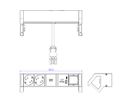 BACHMANN DESK2 2xSchutzkontakt USB A&C, USB Charger 22W 1xABD 0,2m GST18 Schwarz