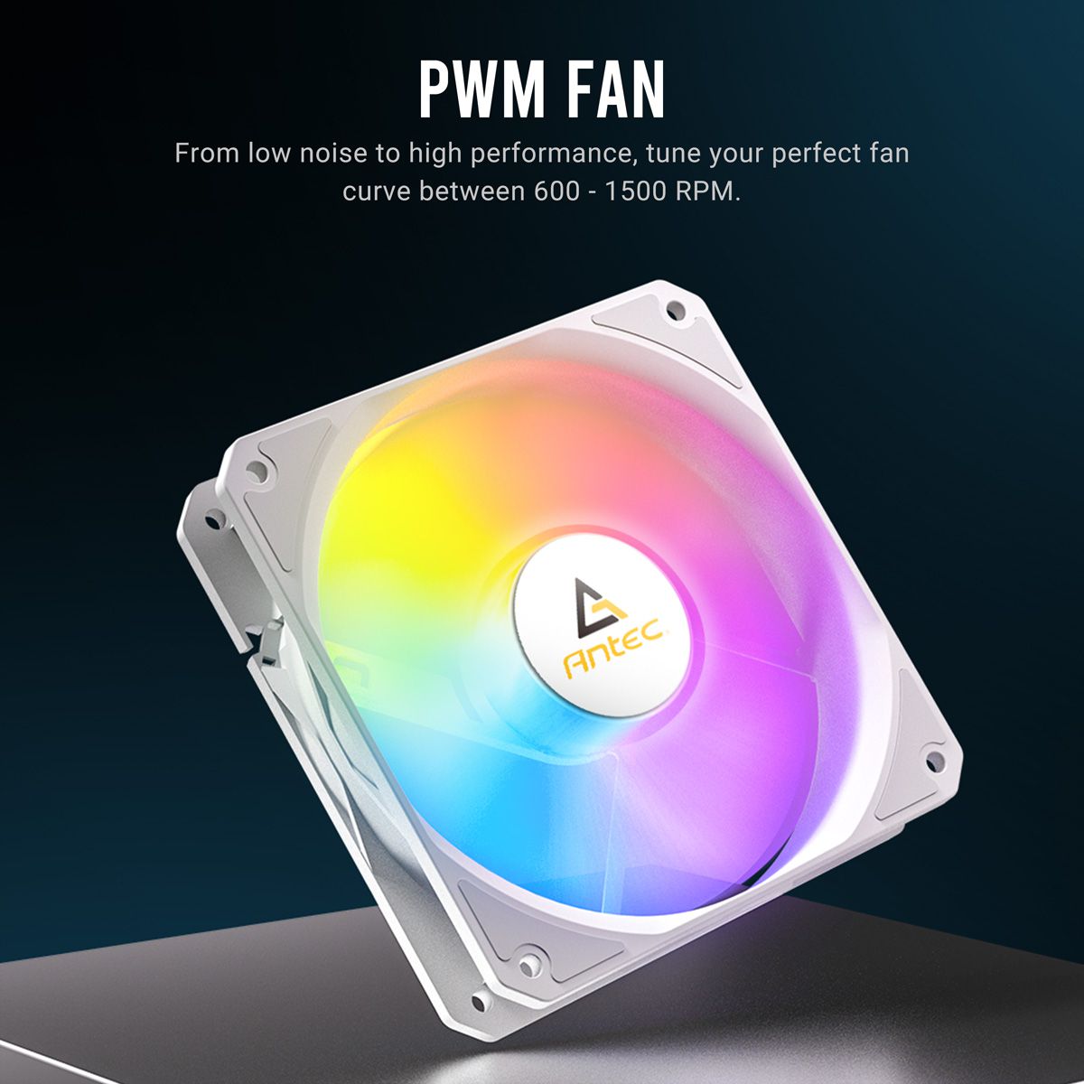 ANTEC P12R PWM ARGB REVERSE Fan PC Gehäuselüfter, schwarz