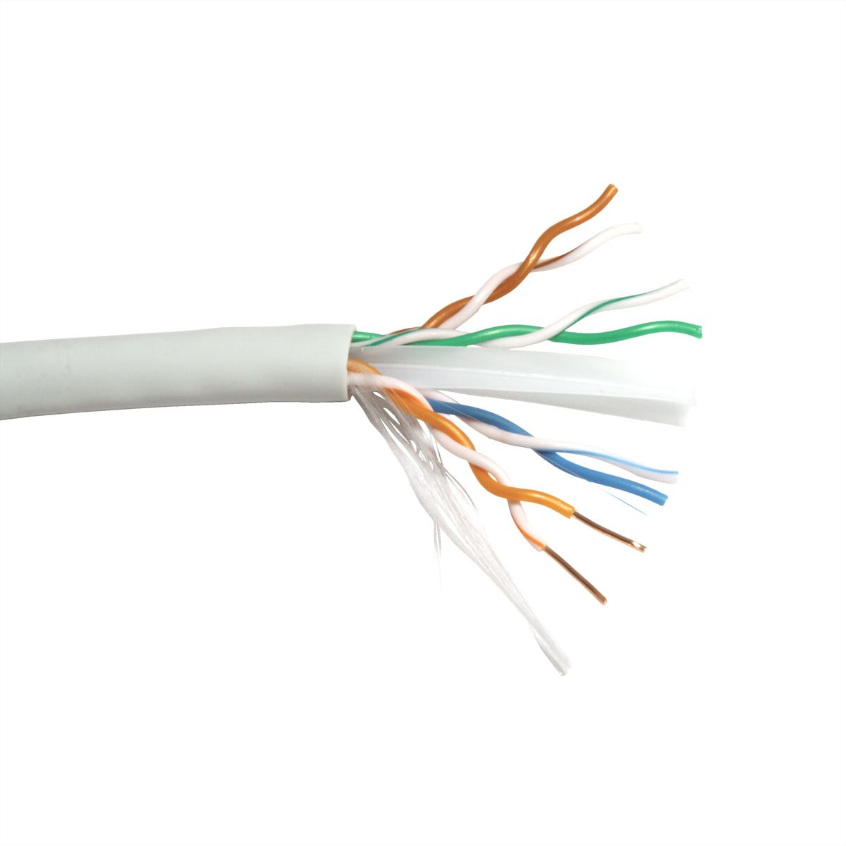 ROLINE UTP Kabel, Cat.6A (Class EA), Massivdraht, 100 m