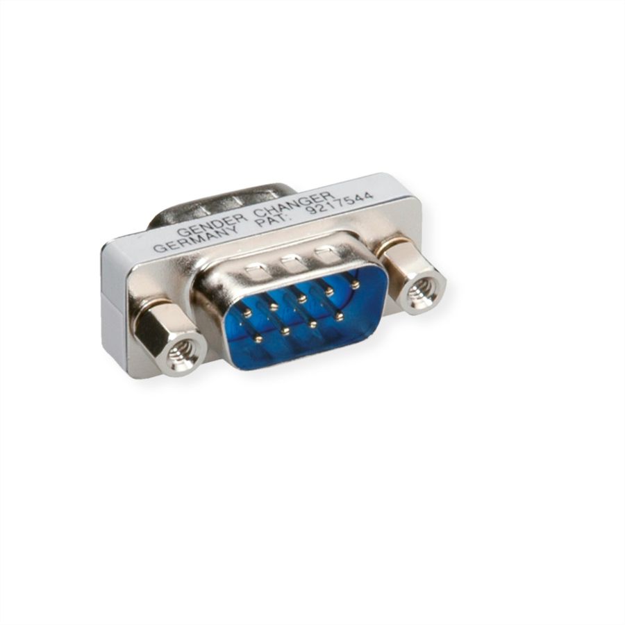 ROLINE Mini Gender Changer, 9pol. Stecker-Stecker