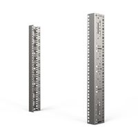SCHROFF 19"-Winkelprofil mit Universal-Lochung (EIA), AlZn - WINKELPROFIL 19"12HE ALZ(2X)