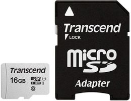 Transcend microSDHC 300S 16GB Speicherkarte Klasse 10 NAND