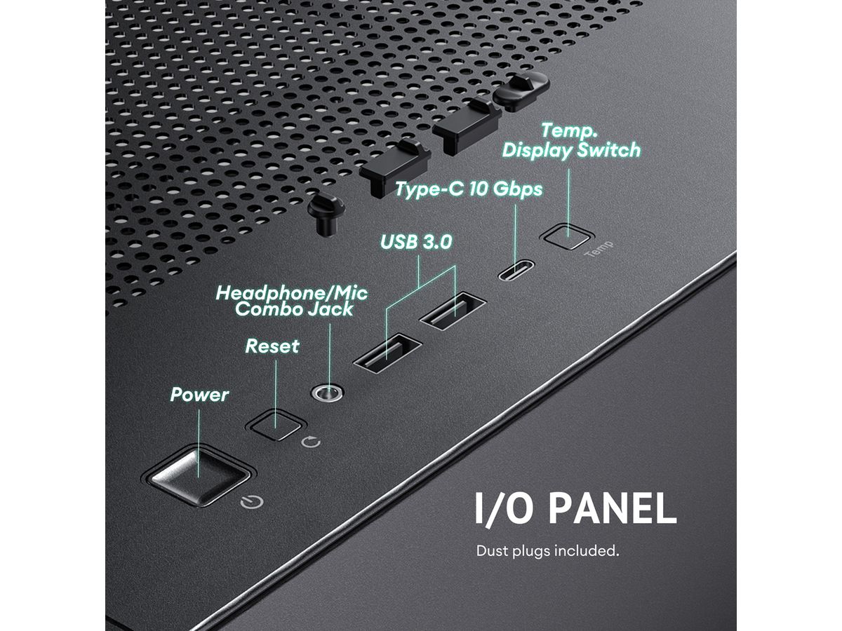 ANTEC FLUX PRO EUV PC Gehäuse Big / Full Tower ATX, schwarz