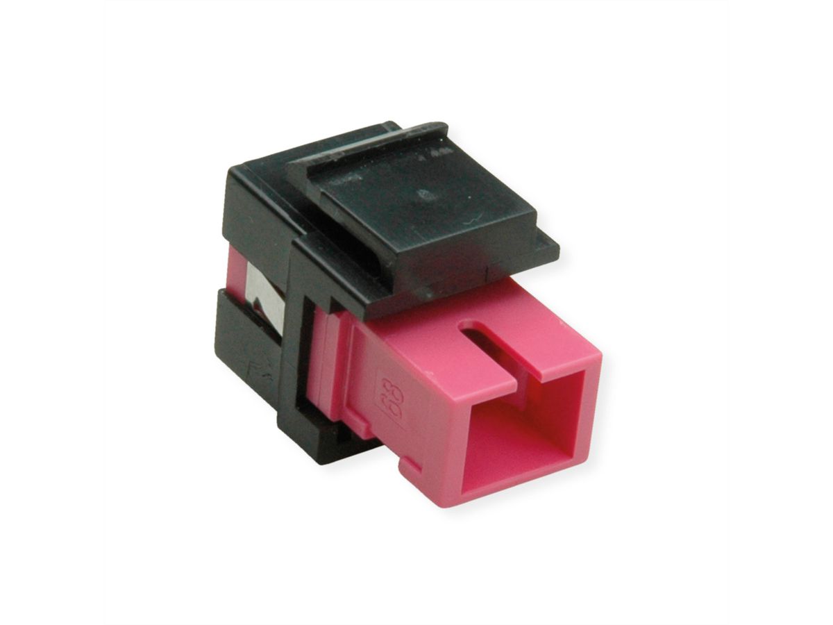 ROLINE Keystone LWL-Adapter SC/SC Simplex, Multimode, OM4