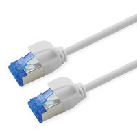 ROLINE Patchkabel Cat.6A (Class EA) S/FTP (PiMF), LSOH, PoE, grau, 0,3 m
