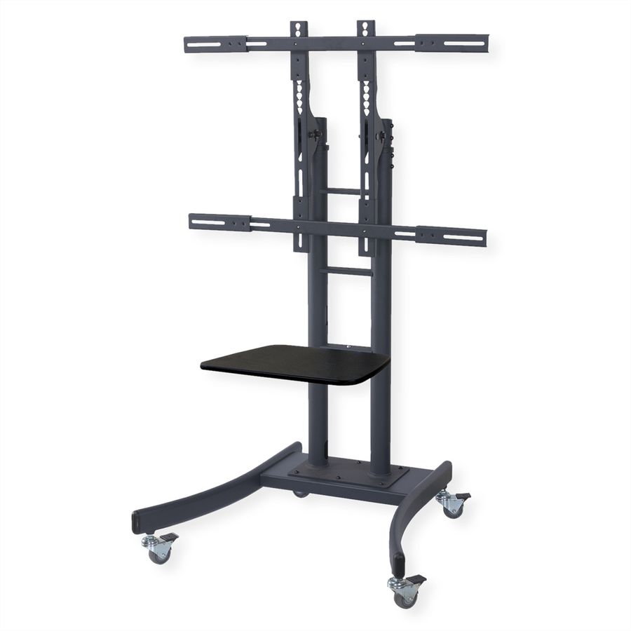 VALUE LCD-/TV-Rollständer, 32-100 Zoll, bis 125 kg, schwarz