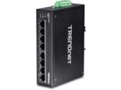 TRENDnet TI-G80 8-Port Gehärteter Industrieller Gigabit DIN-Rail Switch