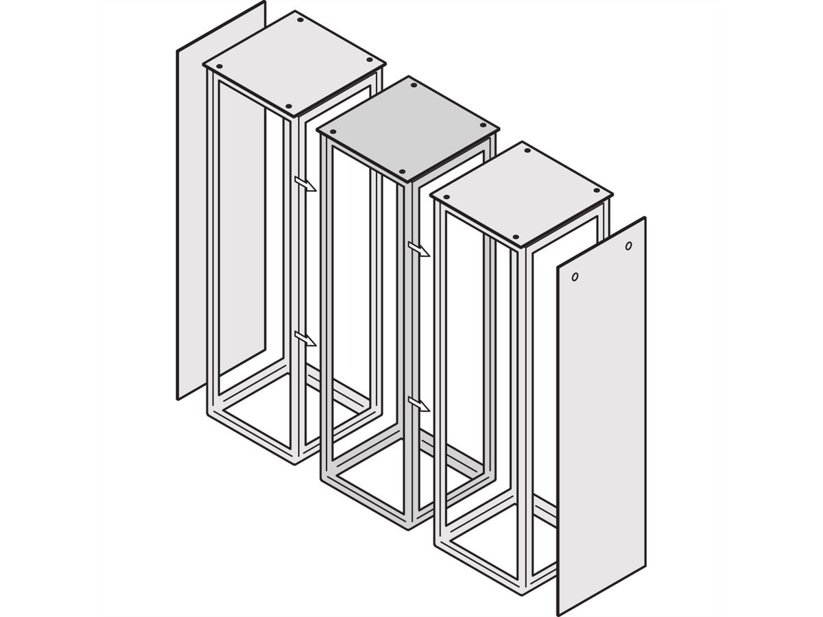 SCHROFF Anreihsatz IP 20 - ANREIHSATZ IP20 VSTAR