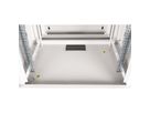 ROLINE 19-Zoll Wandgehäuse Pro 12 HE, 600x600 BxT zweiteilig schwenkbar grau