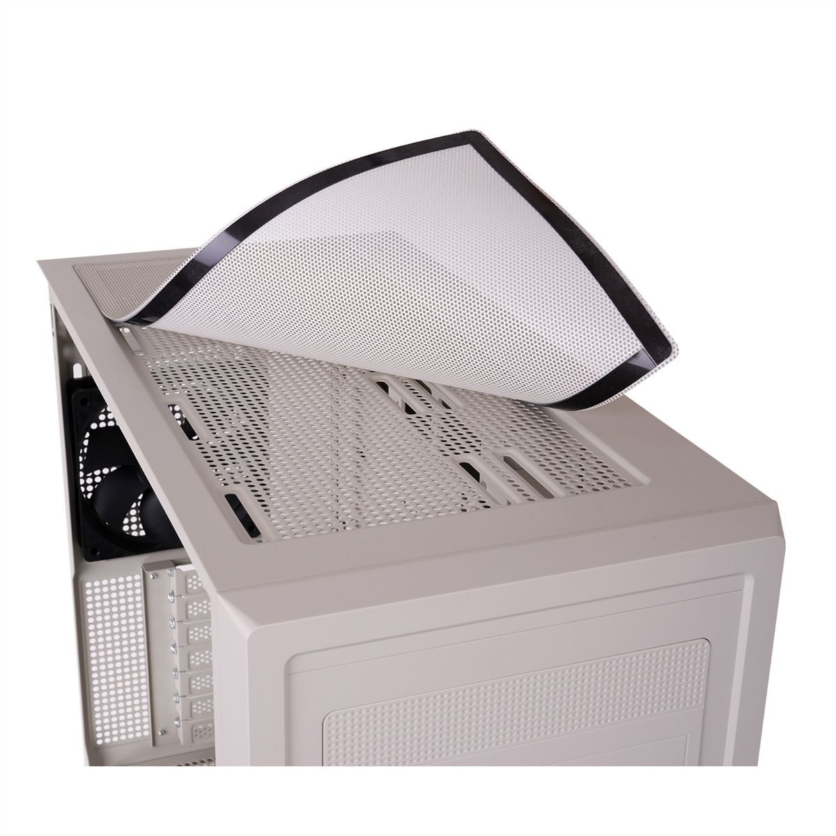 Thermaltake Retro 360 TG Mid Tower Gehäuse, beige