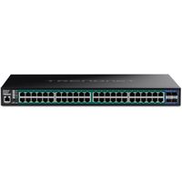 TRENDnet TPE-3524S 52 Port PoE+ Switch, Gigabit Web Smart mit 10G SFP+ Slots
