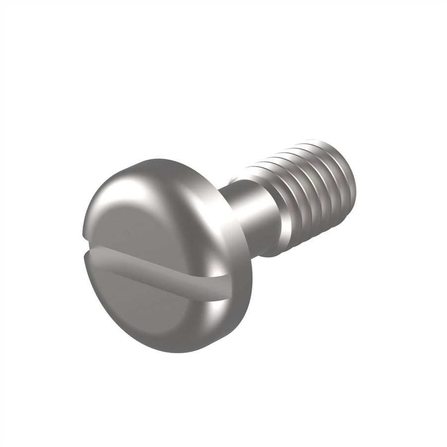SCHROFF Halsschraube mit Schlitz - HALSSCHRAUBE M6 M.SCHL.100ST