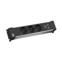 BACHMANN POWER FRAME Medium 3x Schutzkontakt 1xUSB Charger