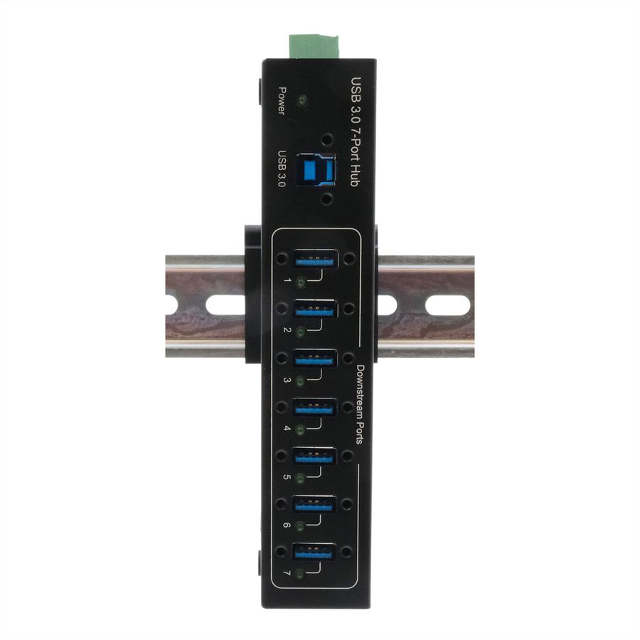 EXSYS EX-11227HMVS 7 Port USB 3.2 Gen 1 Metall HUB VIA VL811+ Chipset
