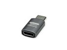 ROLINE USB4 Gen 3x2 Adapter Typ C ST/BU, Aluminium, gerade, silberfarben