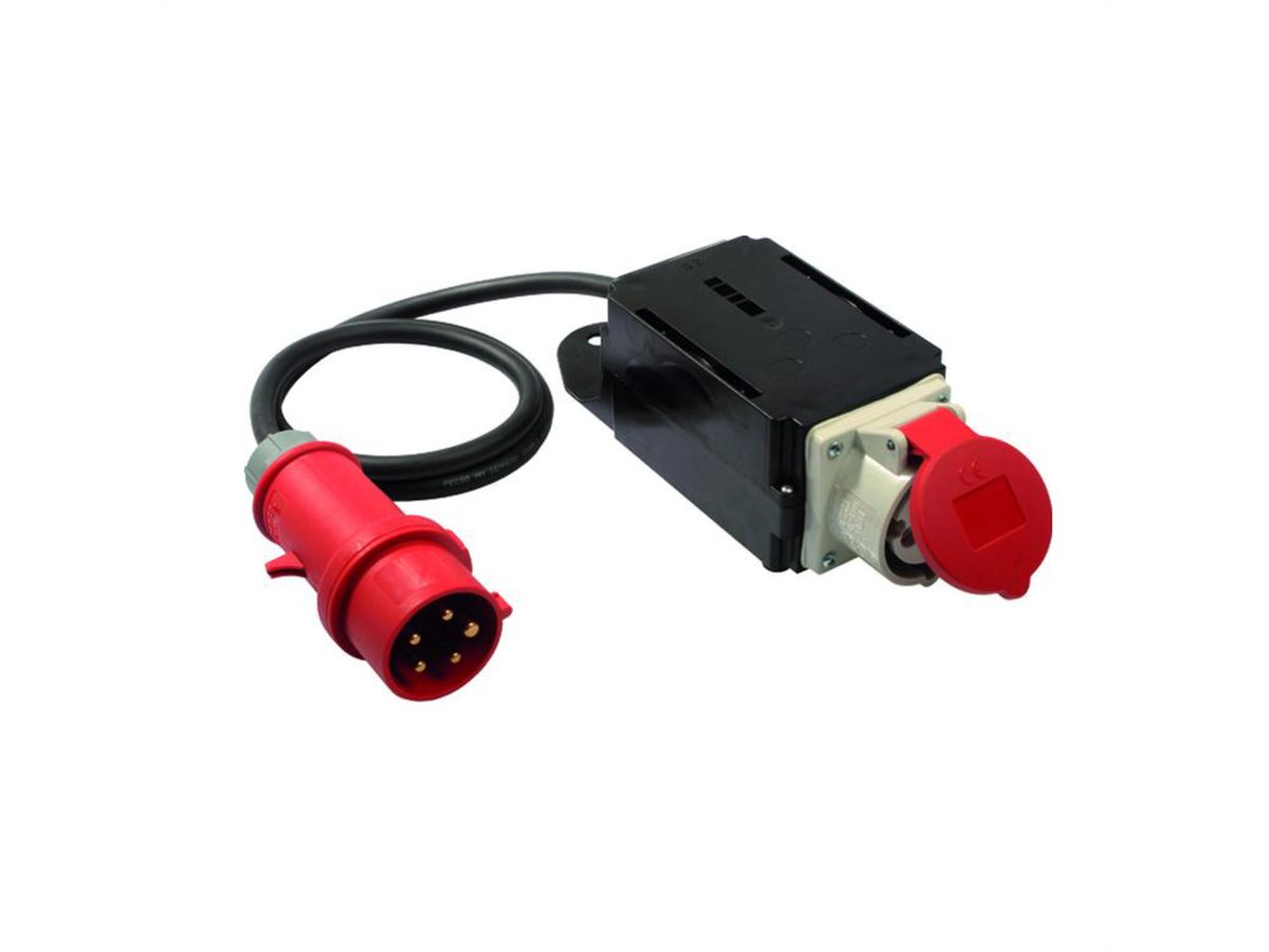 BACHMANN Einschaltstrombegrenzer 16A 3Ph, H07RN-F 5G1,5 mit CEE-Stecker 400V IP44