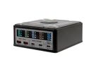 EXSYS EX-1107 Multiport High Power Charger mit QI 15W und USB-C PD mit max. 260W