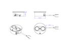 BACHMANN TWIST 2 1xUTE 1xUSB A/C 22W 2,0m AEH RAL9010 30GE rund