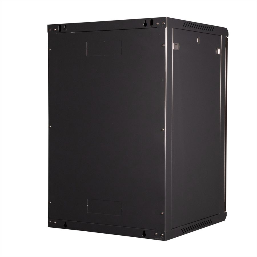 VALUE 19-Zoll Wandgehäuse 18HE, 600x600mm schwarz, Bausatz