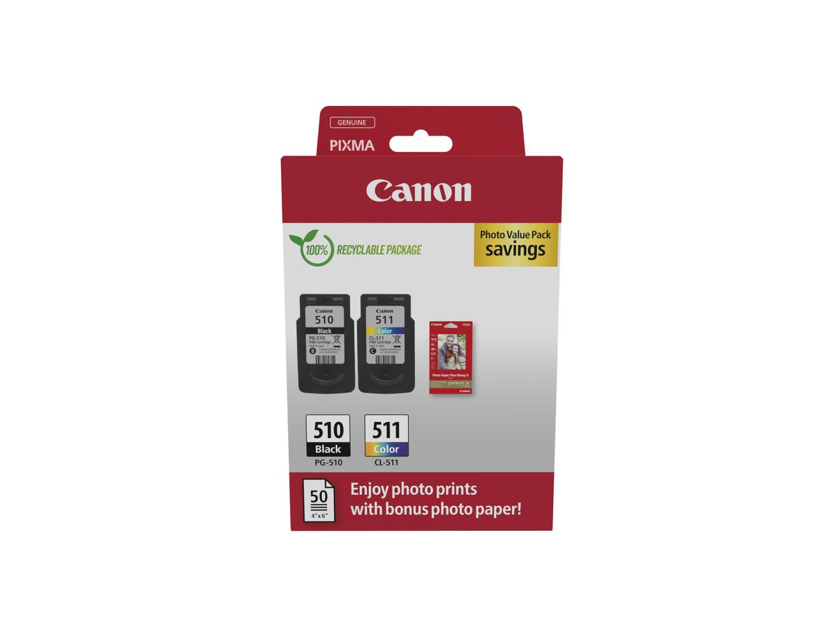 Canon PG-510/CL-511 Photo Value Pack