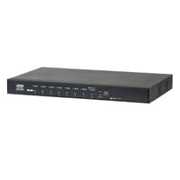 ATEN PE6208AV IP-Fernschaltsteckdose, 8 Port, 1HE für A/V Anwendungen, 8 x  IEC320 C1316A, Energiemessung