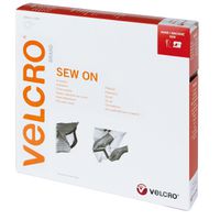 VELCRO® Klettband zum Aufnähen, Haken & Flausch 20mm x 10m Schwarz