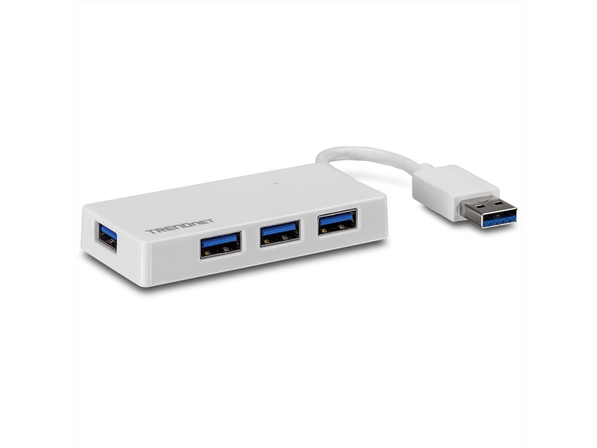 TRENDnet 4-Port USB 3.0 Mini Hub TU3-H4E B&H Photo Video