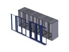 SCHROFF 19"BLENDE 2000H 800B M.FING.