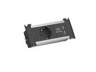 BACHMANN KAPSA X-Small 1x Schutzkontakt 1x USB Charger, GST18-Stecker