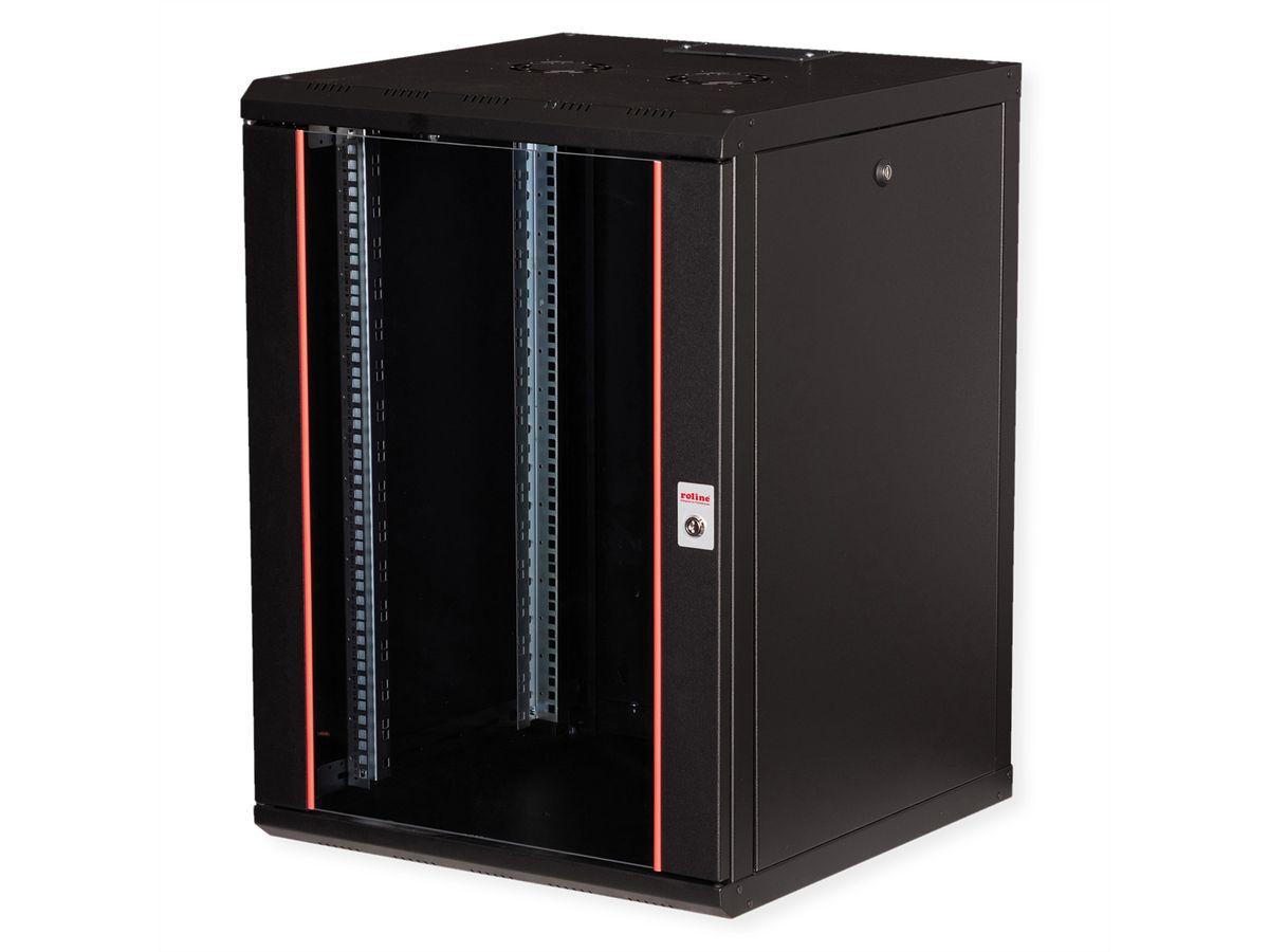 ROLINE 19-Zoll Wandgehäuse Pro 16 HE, 600x600 BxT schwarz
