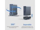 VALUE USB Typ C Docking Station 16in1, 2x HDMI 4K60, 1x DP 4K60, 1x Gigabit Ethernet, 5x USB A, 2x USB C, 1x Typ C PD, 1x SD/microSD, 1x Audio