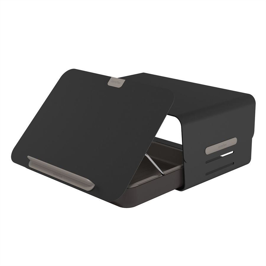DATAFLEX Addit Bento ergonomisches Schreibtischset, schwarz
