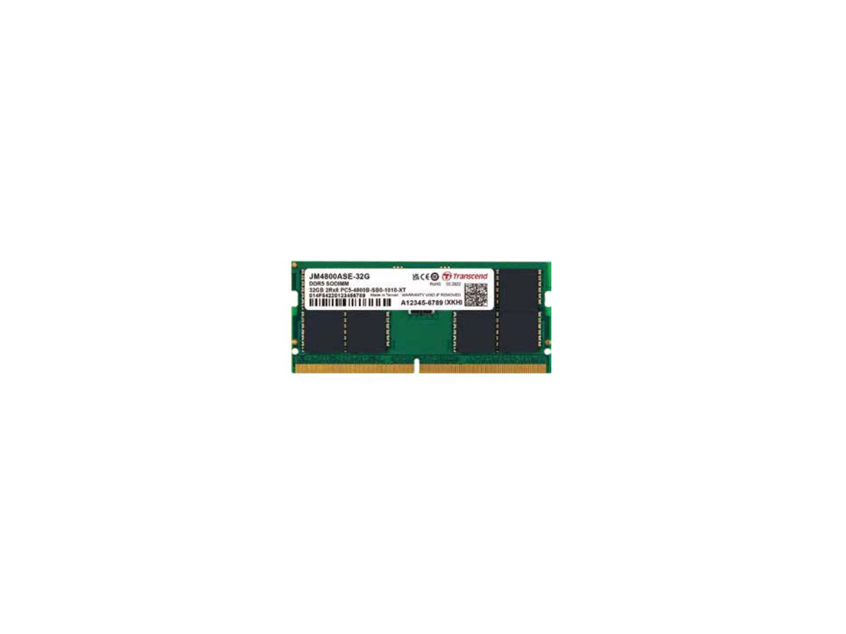 Transcend JetMemory JM4800ASE-32G Speichermodul 32 GB 1 x 32 GB DDR5 4800 MHz