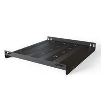 SCHROFF 19''-Fachboden stationär - 19"FACHB.STAT. 600T RAL7021