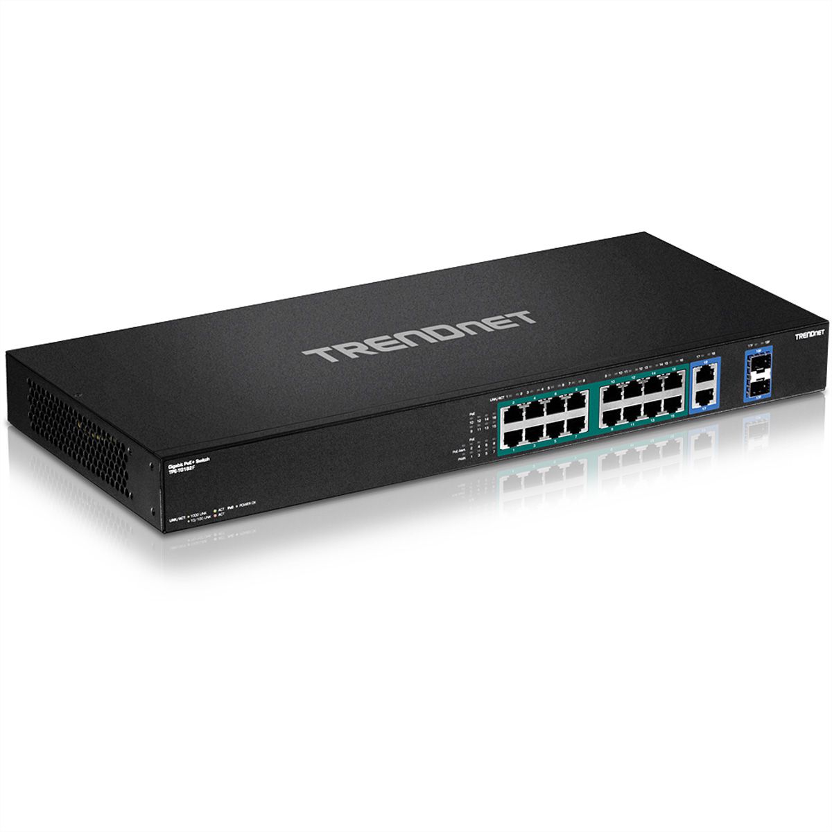 TRENDnet TPE-TG182F 18-Port Switch Gigabit High Power PoE+ 440W