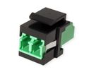 ROLINE Keystone LWL-Adapter LC/LC Duplex, Single Mode, OS2, APC