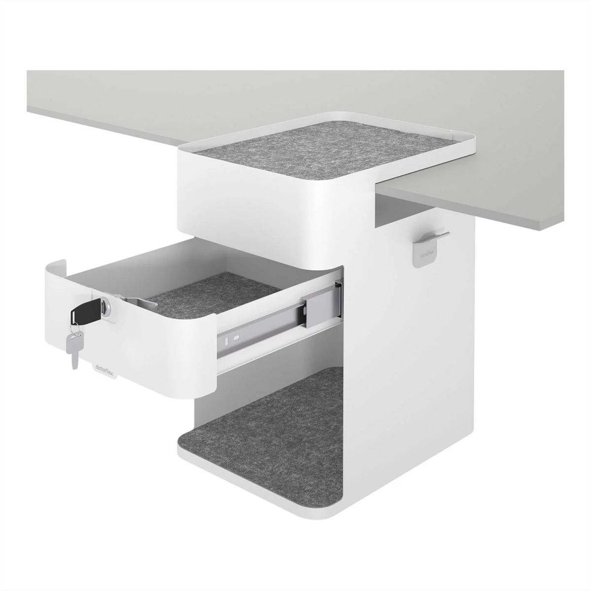 DATAFLEX Bento® desktop locker, 500, weiß