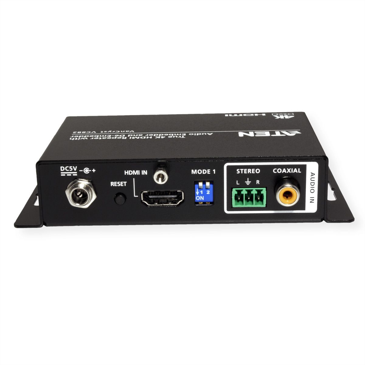 ATEN VC882 True 4K HDMI Repeater mit Audio Embedder und De-Embedder