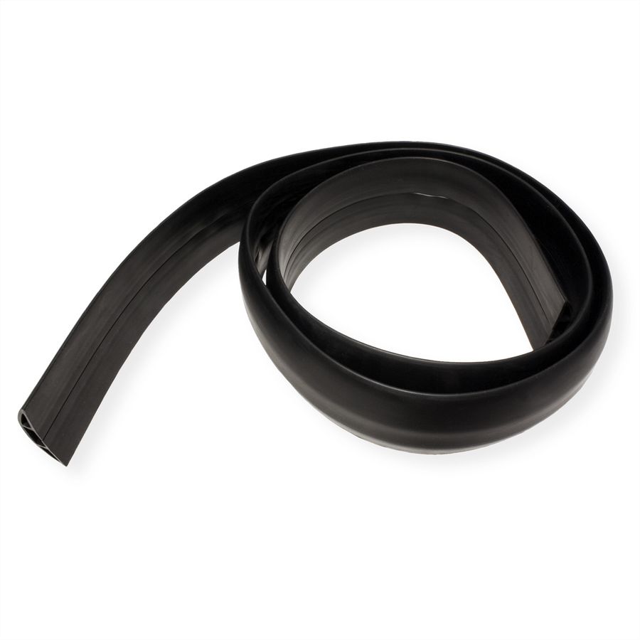 ROLINE Kabelkanal TPE Flex, 60 mm, schwarz, 1,8 m