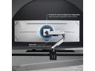 ROLINE LCD-Arm, Tischmontage, Gasfeder, 5 Gelenke, 17-49 Zoll, bis 20 kg